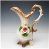 Image 1 : Nuova Capodimonte Large Pink Rose Pitcher