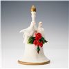Image 4 : 2pc Capodimonte Decorative Floral Dove Bell & Figurine