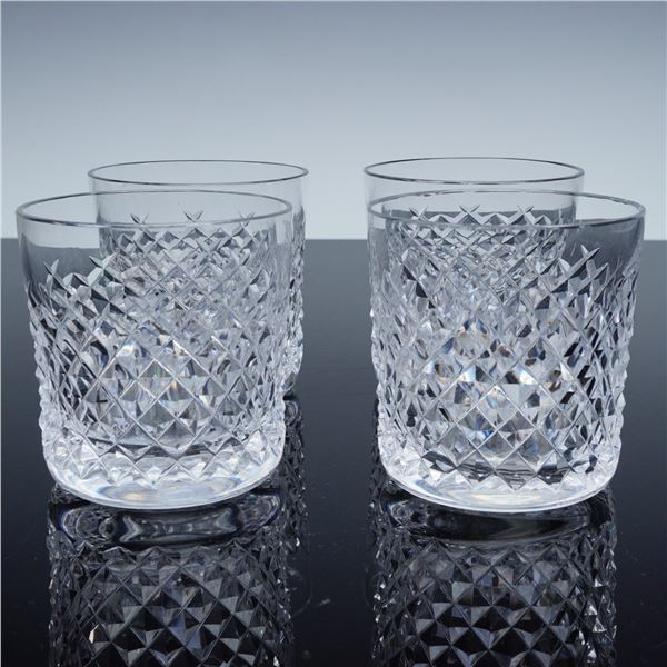 4pc Waterford Crystal Alana Rocks Glasses
