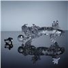 Image 3 : 2pc Swarovski Crystal Figurines, Chinese Heritage Dragon and Panda