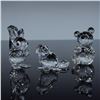 Image 1 : 3pc Swarovski Crystal Figurines, Long Eared Squirrel, Baby Beaver