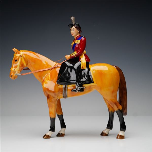 Beswick Colour Trial No. 5 Figurine, H.M. Queen Elizabeth II