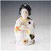 Image 1 : Royal Worcester Bone China Candle Snuffer, Japanese Girl
