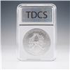 Image 3 : 2009 American Silver Eagle One Dollar  Coin TDCS Graded MS70 Perfect Gem BU