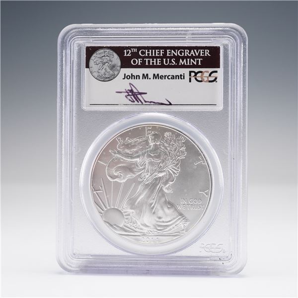 2014 American Silver Eagle First Strike $1 Coin PCGS Graded MS70