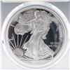 Image 2 : 2017-W American Silver Eagle First Day Issue $1 Coin PCGS Graded PR70 DCAM