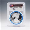 Image 1 : 2019-W American Silver Eagle First Day Issue $1 Coin PCGS Graded PR70 DCAM