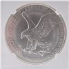 Image 4 : 2021 American Silver Eagle Type 2 First Day Issue $1 Coin NGC Graded MS70