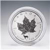 Image 1 : 2018 Canada Silver Maple Leaf with Dog Privy  One Ounce Coin