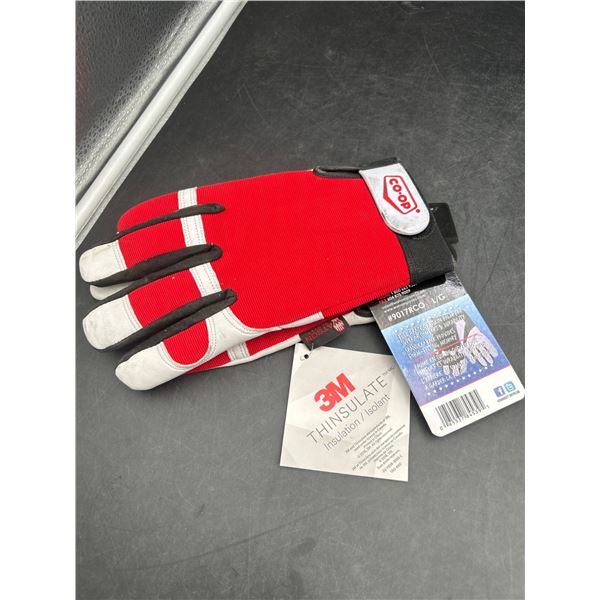 3M Thinsulate L/G #9017RCO Gloves with Full Grain Goatskin Palm