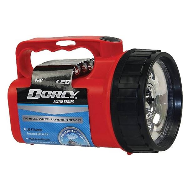 Dorcy 6V LED Floating Lantern with 4x AA Batteries Included