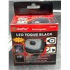 Image 2 : AmPro T24076 Rechargeable LED Toque Black with USB Compatibility