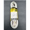 Image 2 : Shopro 12-Foot Indoor Extension Cord with 3 Outlets, 16/2 Gauge