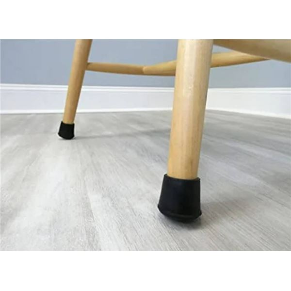 Shepherd 1-Inch Rubber Leg Tips – Black and White – 3 Packs