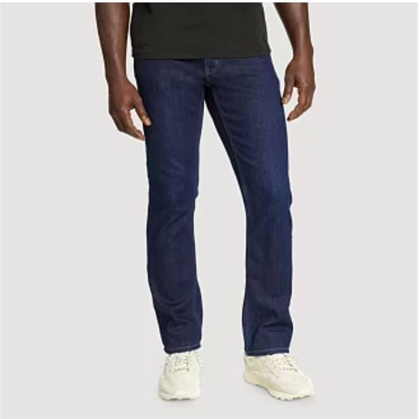 Eddie Bauer Straight Fit Denim Jeans, Men’s Size 35×32
