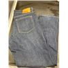 Image 2 : Eddie Bauer Straight Fit Denim Jeans, Men’s Size 35×32