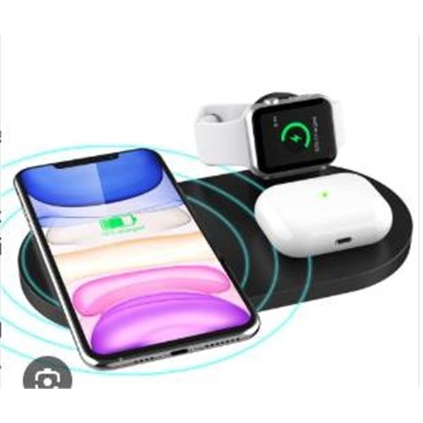 3-in-1 Wireless Charging Stand with Multi-Device Compatibility