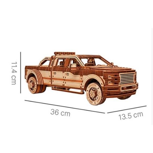 DIY Wooden 3D Puzzle Dream Pickup Model X004F8XKMT
