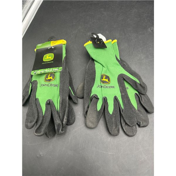 Lot of 2 John Deere JD000184 LP42425 Large Work Gloves
