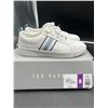 Image 2 : Ted Baker Women’s White Lace-Up Sneakers With Striped Detail, Size 8