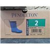 Image 3 : Pendleton PK2300-400 Children’s Rain Boots, Size 2, Blue