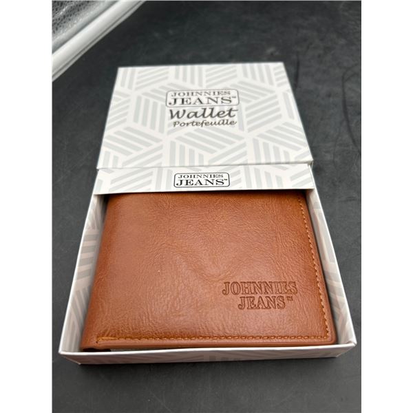 Johnnies Jeans Wallet With Multiple Card Slots and ID Window