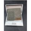 Image 1 : Grey Fabric Bi-Fold Wallet by Jonnies Jeans with Card Slots and ID Window
