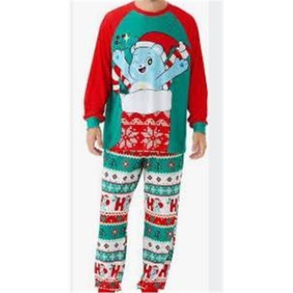 PatPat Care Bears Kids’ Christmas Pyjama Set, Size 8-9Y