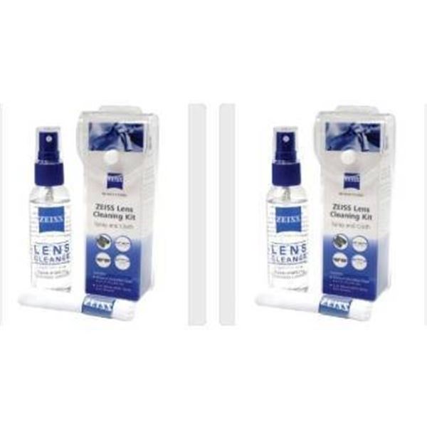 Lot of 2 – Zeiss Lens Cleaning Kit with Spray and Wipe