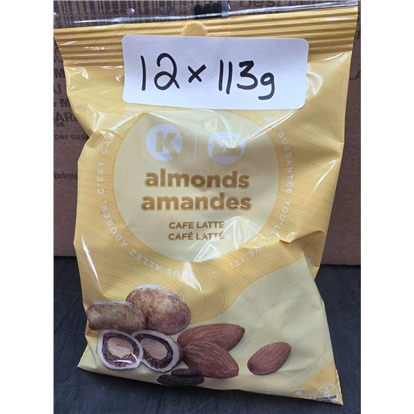 12-Pack of 113g Cafe Latte Flavored Almonds