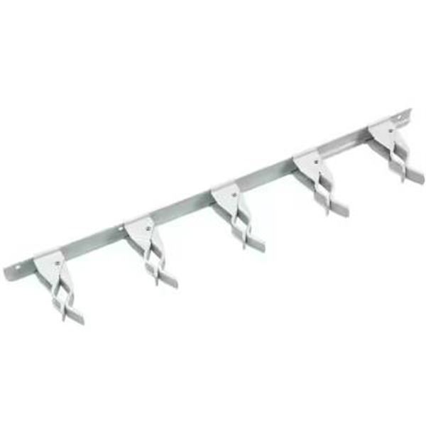 Onward 17-Inch Spring Storage Clip Bar with 5 Clips, Model 23304WR