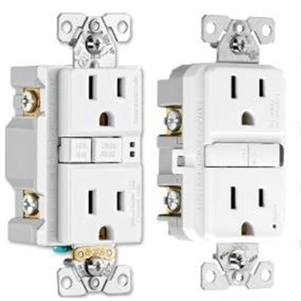 Eaton TRGF20W Slim Tamper Resistant GFCI Receptacle 20A – Set of 2
