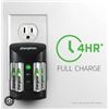 Image 1 : Energizer Recharge Pro Charger With Two AA Rechargeable Batteries