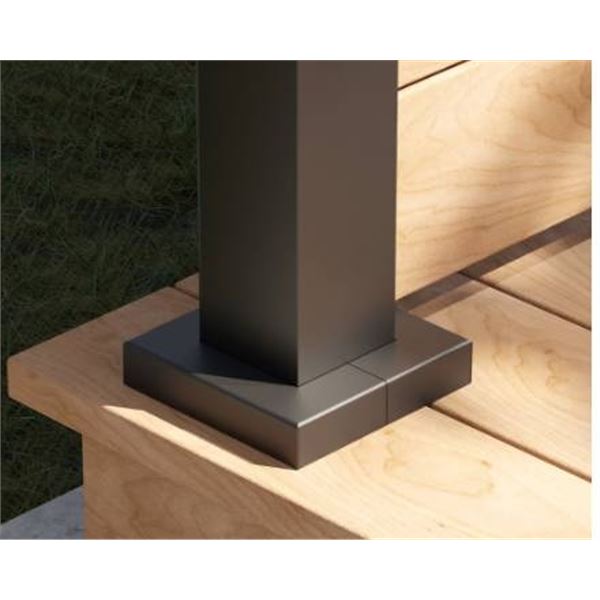 Regal Ideas BC-TB Base Plate Cover in Textured Black – Qty 12