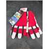 Image 2 : Watson Gloves The Knockout Style Red And White Work Gloves with Co-Op Branding