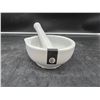 Image 2 : Danesco Cordon Bleu Ceramic Mortar and Pestle, Model 900027XWH