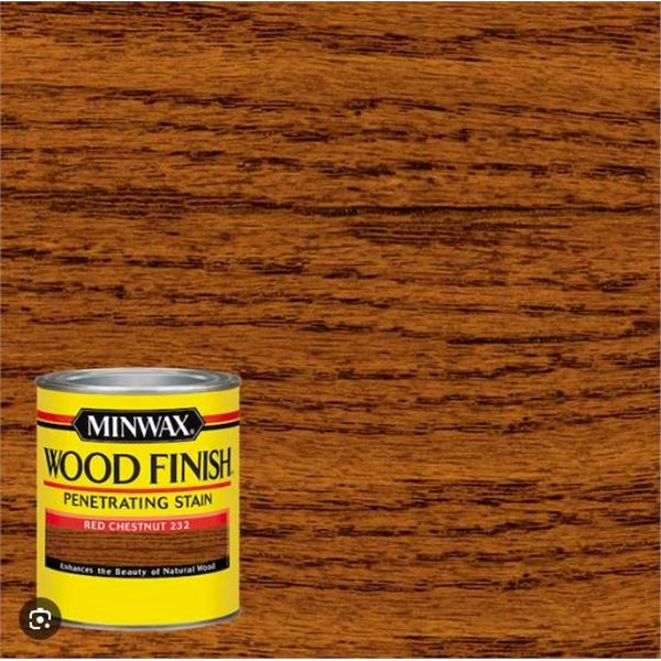 Minwax Wood Finish Penetrating Stain, Red Chestnut 232, 946 mL