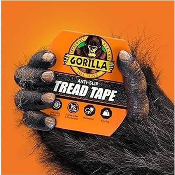 Gorilla Anti-Slip Tread Tape 50.8 mm x 3.04 m Black
