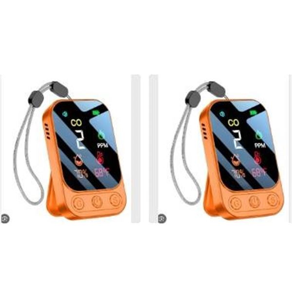 Lot of 2 toptes Portable Carbon Monoxide Detector