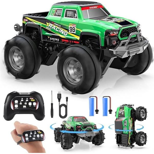 DEERC RC Amphibious Lighting Car, Remote-Controlled Vehicle