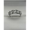 Image 1 : $2100 APPRAISED 3.6 CARAT .925 SILVER ANNIVERSARY RING