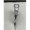 Image 5 : $2100 APPRAISED 3.6 CARAT .925 SILVER ANNIVERSARY RING