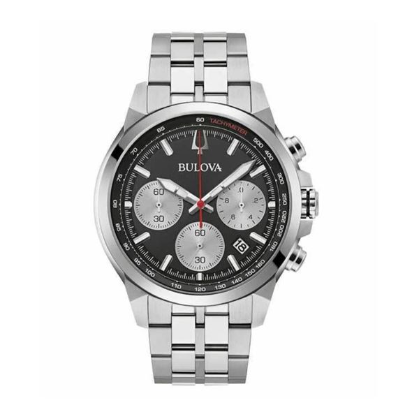 Bulova 96B392 Chronograph Quartz Watch with Stainless Steel Bracelet