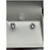 Image 1 : Ladies 1.0 Carat Round Brilliant Cut Solitaire Stud earring set