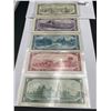 Image 4 : Canada Banknotes Featuring $20, $10, $5, $2, and Centennial $1 (1954-1967)