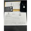 Image 2 : $7560 APPRAISED 20.0CARAT ROUND BRILLIANT CUT SOLITAIRE PENDANT & CHAIN