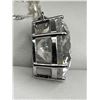 Image 7 : $7560 APPRAISED 20.0CARAT ROUND BRILLIANT CUT SOLITAIRE PENDANT & CHAIN