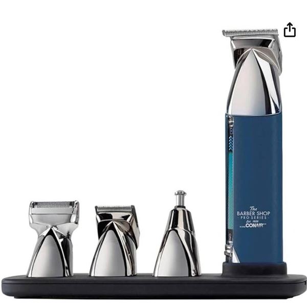 Conair The Barber Shop Pro Series 21-in-1 Metal Multihead Grooming Kit