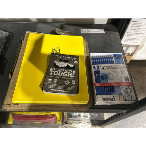 Lot of Rite in the Rain All-Weather Planner with Supplies, Model 9350T-MX