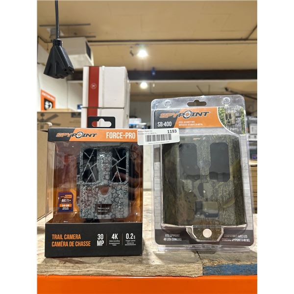 Lot of Spypoint Force-Pro 30 MP Trail Camera with SB-400 Steel Security Mount